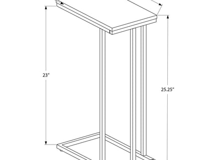 Accent Table Versatile Use, C - Shaped, Contemporary & Modern