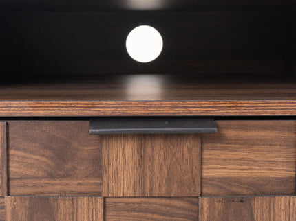 TV Stand With 2 Drawers, Media Console Table, Storage Cabinet With Cable Management