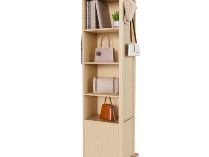 360° Rotating Makeup Cabinet With Full Length Mirror