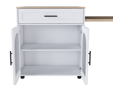 Expandable Kitchen Island With Power Outlet