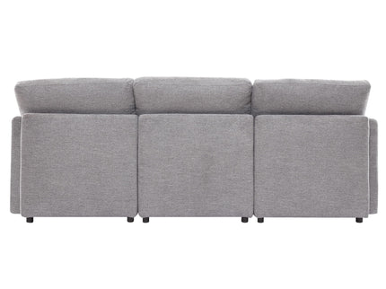 Sectional Sofa Modular U-Shaped With Ottoman & USB Ports