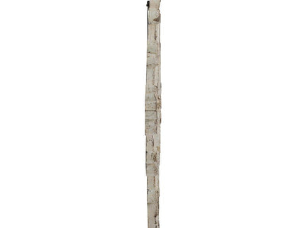 Artistic Diamond Scrollwork Mirror, Home Accent Mirror For Living Room, Entryway, Bedroom, Office - Antique White