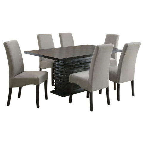 Stanton 7-piece Rectangular Dining Set Grey