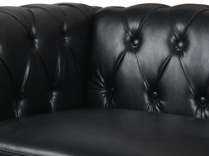 Traditional Square Arm Removable Cushion 3 Seater Sofa