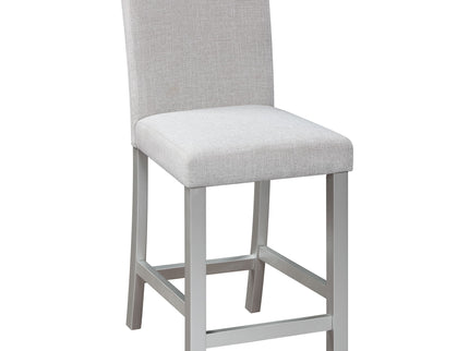 5 Piece Counter Height Table Set, Square Table And 4 Upholstered Chairs