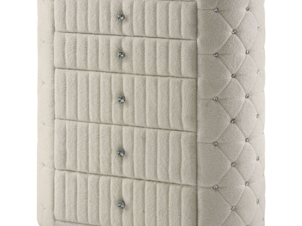 Santiago - 5 Drawer Chest Of Drawers - Ivory