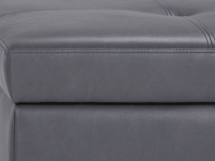 Oregon - Contemporary Storage Ottoman Bench With Tray