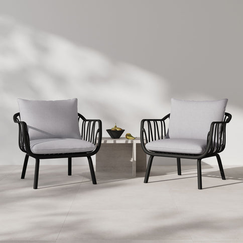 Huron - Outdoor Club Chair (Set of 2)
