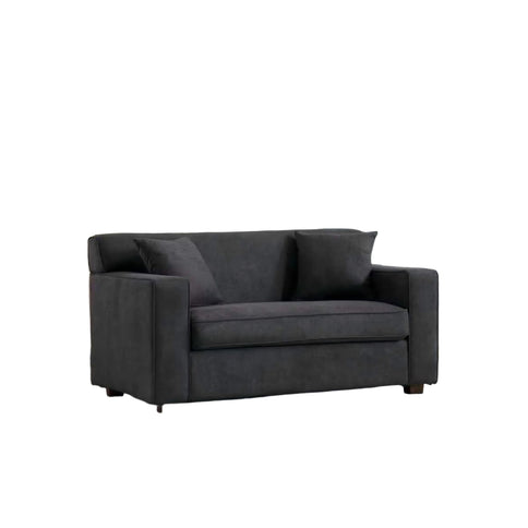 2 In 1 Lounge Chair With 4" Mattress & 2 Throw Pillows - Gray