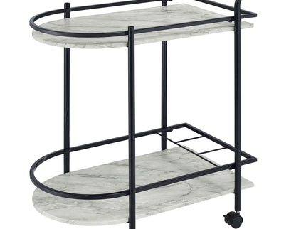 Serving Cart With Wine Rack