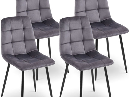 Mid-Century Modern Dining Chairs Set For Kitchen, Living Room