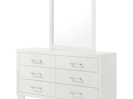 Polk - 6 Drawer Dresser With Mirror