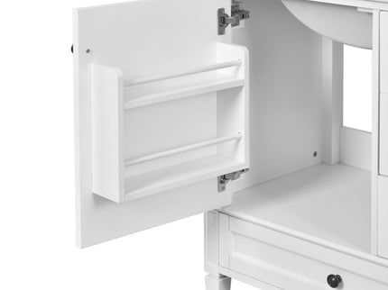 Bathroom Vanity With Sink, Storage Cabinet With 3 Drawers