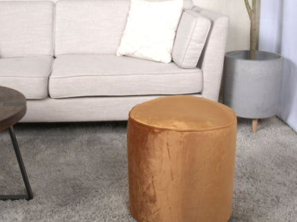 Shimon - Cylinder Pouf Ottoman And Floor Cushion