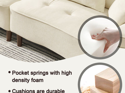 Comfortable Deep Seated Sofa With Pillows