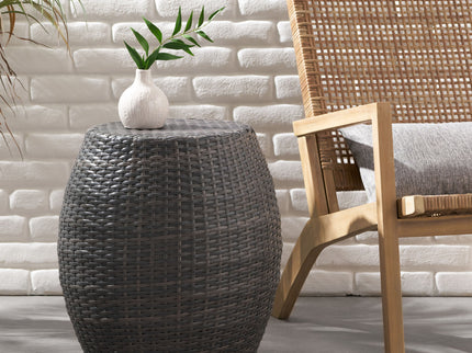 Outdoor Wicker Patio Side Table