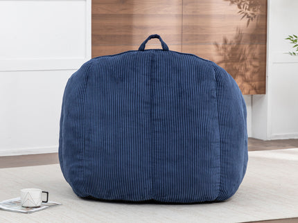 Giant Bean Bag Chair Sofa For Living Room - Dark Blue