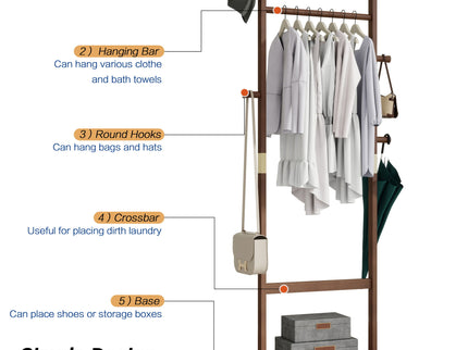 Solid Wood Simple Hat Rack