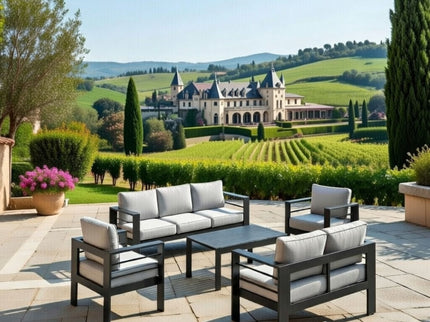 Outdoor Patio Set With All-Weather Thick Cushions