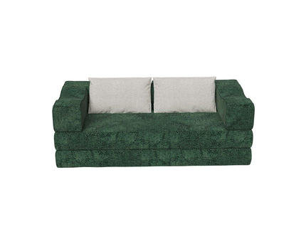 3 Seat Folding Floor Couch & King Size Bed Mattress
