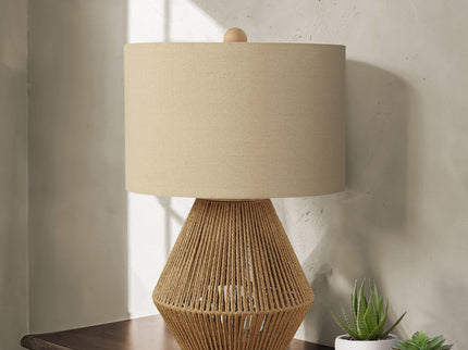 Lighting, Table Lamp, Rope, Resin, Transitional - Brown