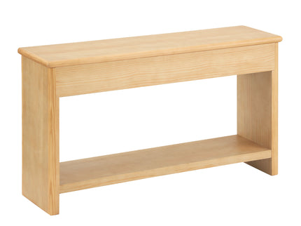 Fluted Console Table With Semi Circular Drawers - Natural