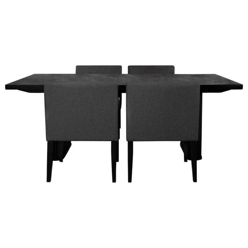 Catherine 5-piece Rectangular Dining Set Black