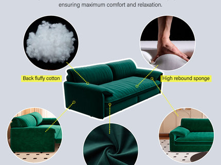 Queen Pull Out 3 In 1 Convertible Sleeper Sofa With Side Storage