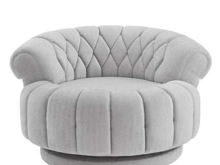Round Swivel Accent Chair With Rotation