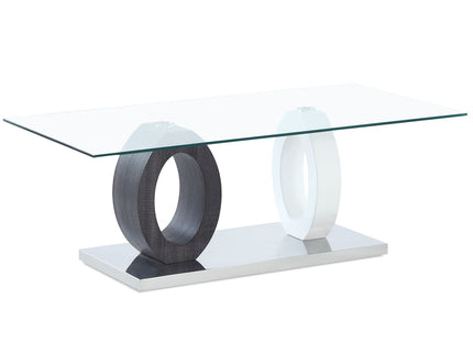 Tracker - Coffee Table - Brown / White