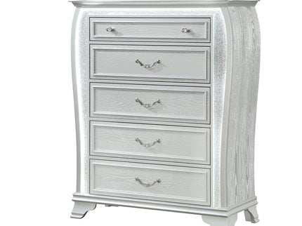 Aurelia - Chest & LED Lighting - Silver
