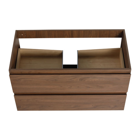 Wall Mounted Bathroom Vanity & Sink, 2 Soft Close Drawers