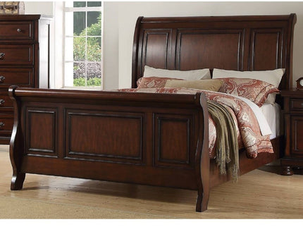 Bed With 2 Panel Headboard And Footboard