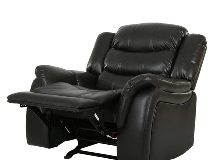 Classic Design Recliner, Upholstery Recliner, Glider Recliner - Black Berry