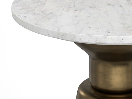 Leyla - Side Table - Antique Brass