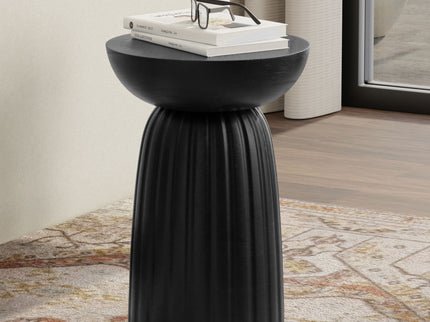 Boyd - Stripe Accent Table - Black