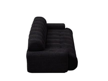 Cloud Series Minimalist Button Tufted Square Arm 3 Seater Sofa