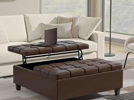 Harrison - Upholstered Coffee Table Storage Ottoman
