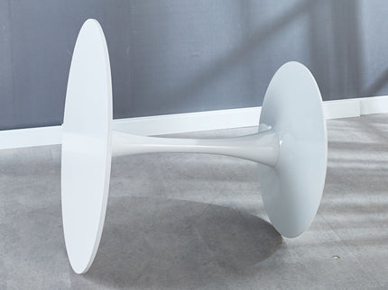 Mid-Century Tulip Table With Round Top, Pedestal Base