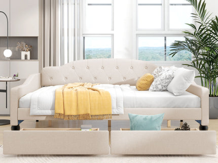 Upholstered Tufted Daybed