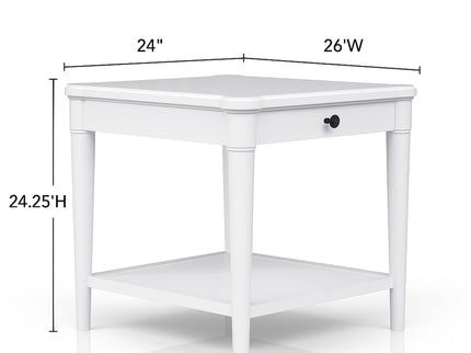 End Table With Storage Drawer