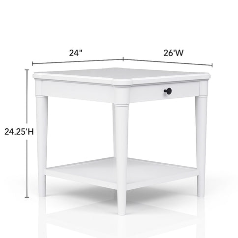 End Table With Storage Drawer