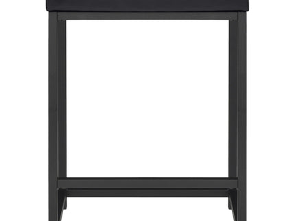 Klekner - 4 Piece Counter Height Table Set With Nesting Tables And Backless Stools - Charcoal