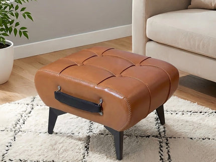 Minimalist Footstool With Hidden Storage