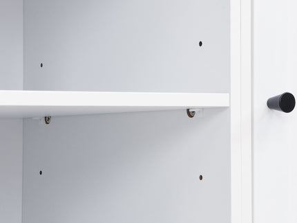 Wide Hall Tree With Shoe Storage, 4 In 1 Entryway Bench With 8 Cubbies, 7 Coat Hooks & Adjustable Shelf For Hallway - White
