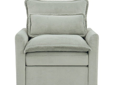 Modern Single Seat Accent Chair With Side Storage Pockets