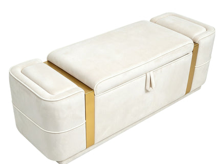 Storage Bench Upholstered Ottoman Bed End Bench With Lift Top Storage