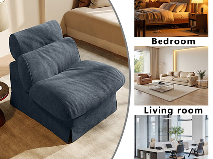 Accent Chair, Soft Medium Firm Upholstery For Living Room