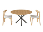 Light Brown / 3 Pc. Table, 2 Chairs
