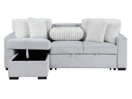 Ford - Reversible Pull Out Sofa Bed - Light Gray